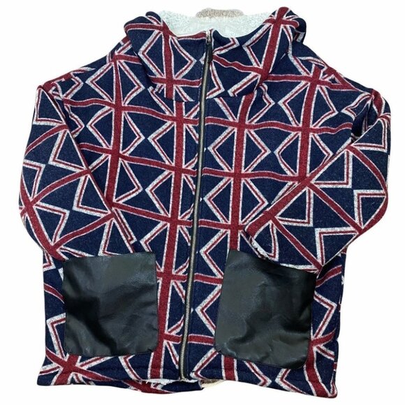 SALE Plus Size Sherpa Jacket - Picture 4 of 10